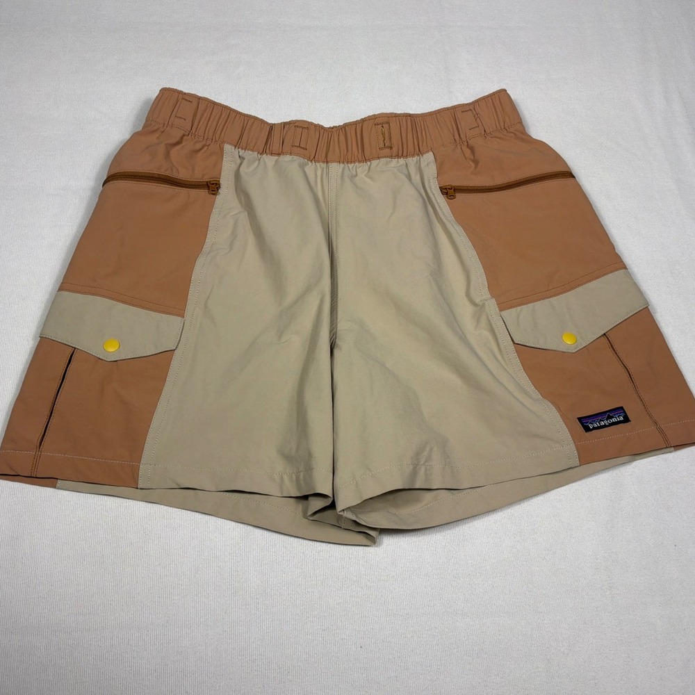 Patagonia Outdoor Everyday Shorts Medium Oar Tan Colorblock Cargo 57456